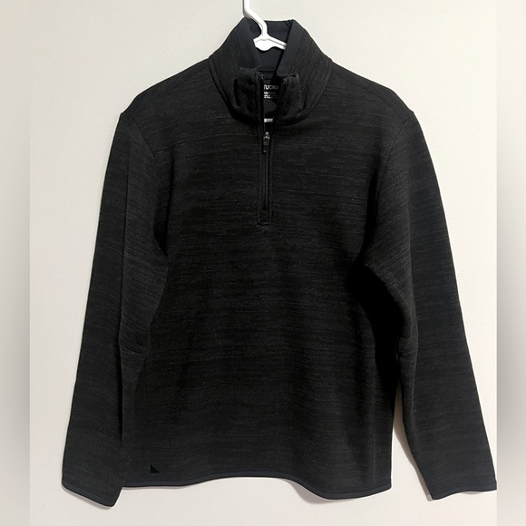 Untuckit Kezoh Quarter Zip black/gray pullover sweater sweatshirt. Men’s M - Picture 1 of 10